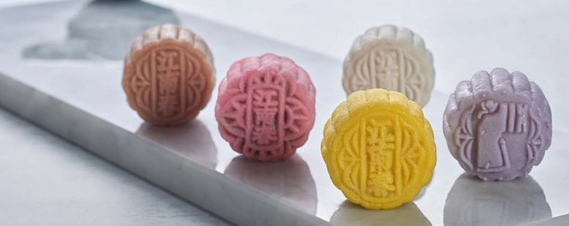 5 colorful mooncakes