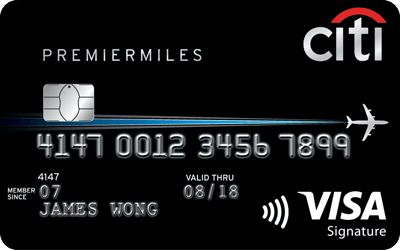 Citi PremierMiles Visa Card - SingSaver