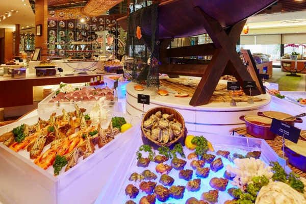 citibank buffet promotion at Aquamarine, Marina Mandarin Singapore