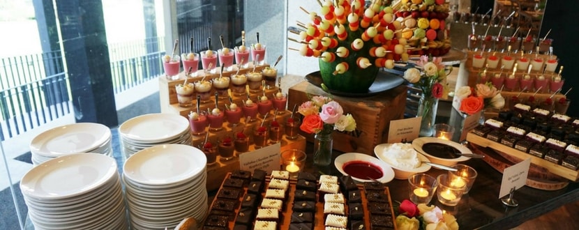 dessert buffet served in a hotel - SingSaver