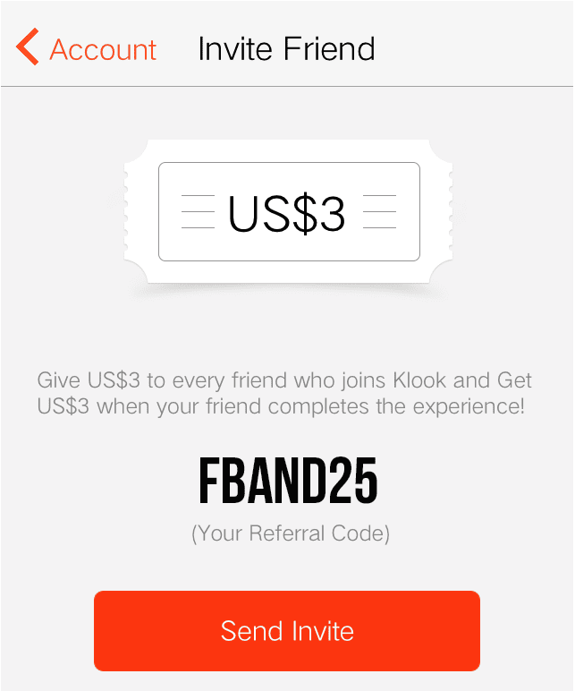 Klook Referral Program | SingSaver
